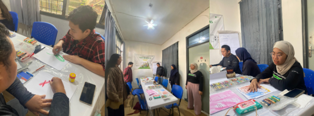 In-person Art Theraphy session in House of Peace in Bandung Peace Week 2025 In-person Art Theraphy session in House of Peace in Bandung Peace Week 2025